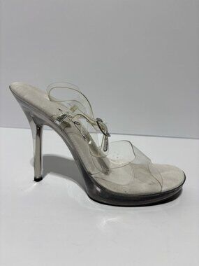 Ellie Women’s Brook Clear Platform Sandals, Size 10 M